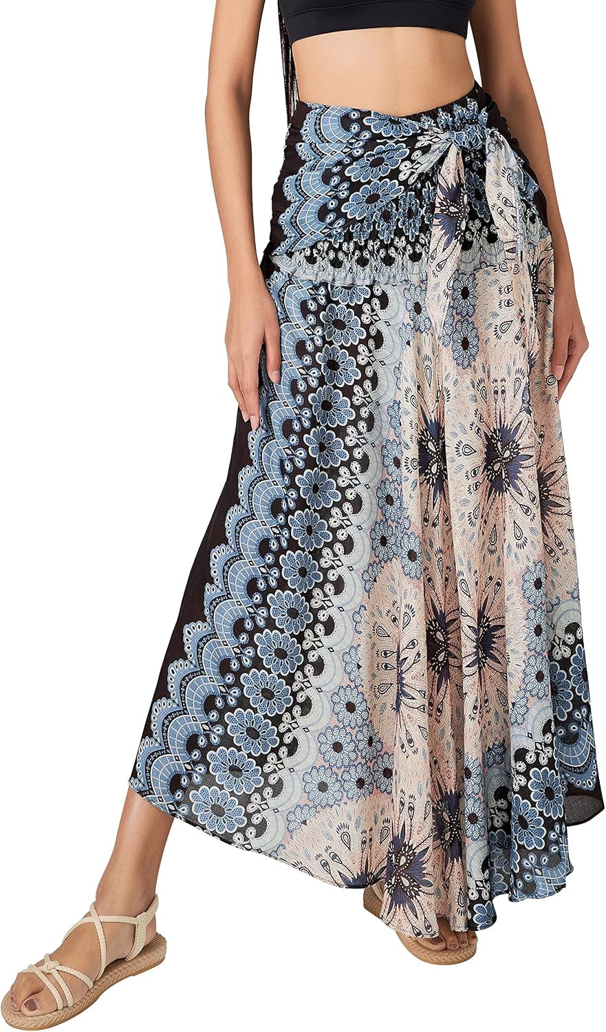 Long Boho Skirts for Women - Bohemian Hippie Maxi Summer Skirt