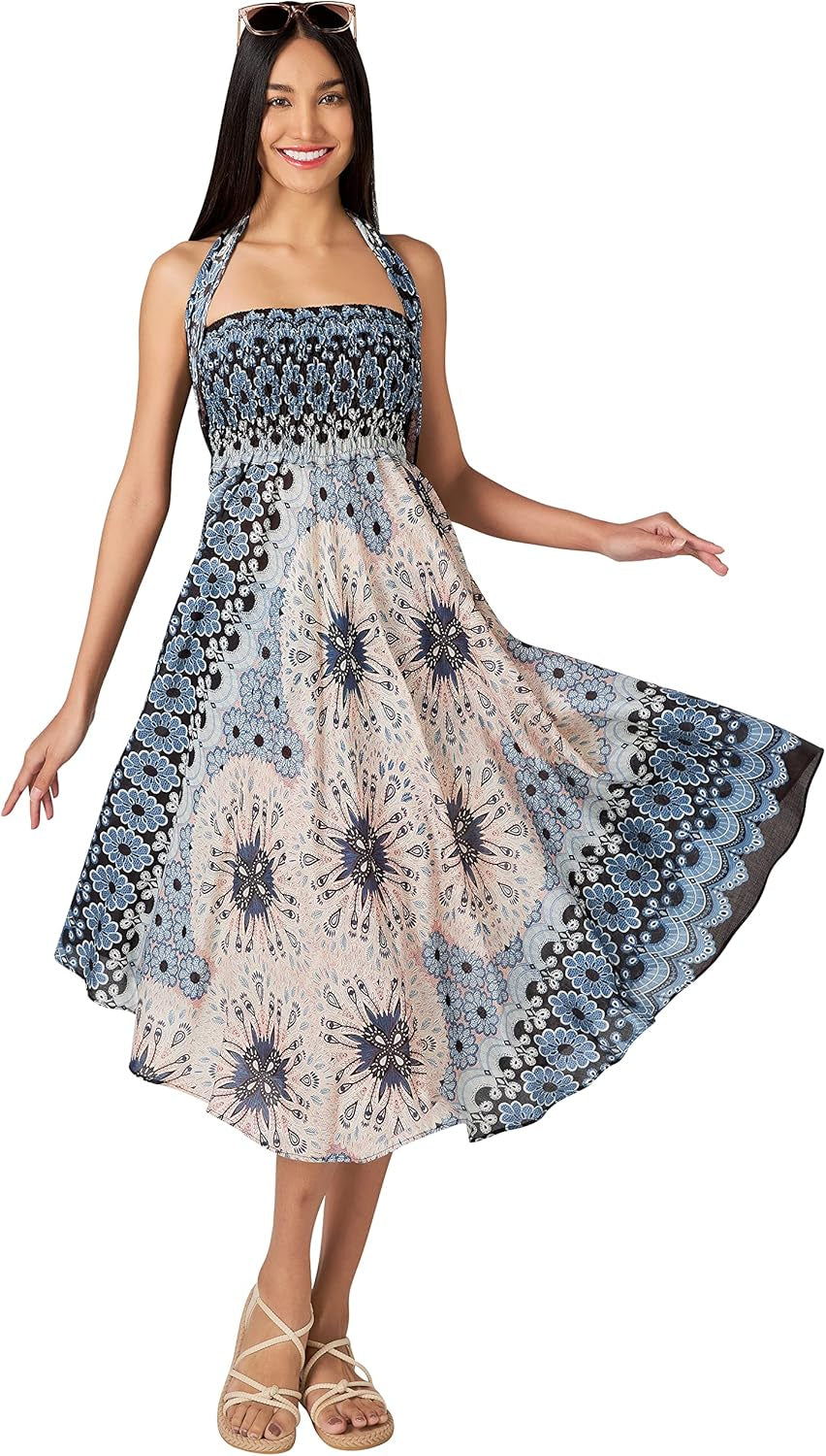 Long Boho Skirts for Women - Bohemian Hippie Maxi Summer Skirt