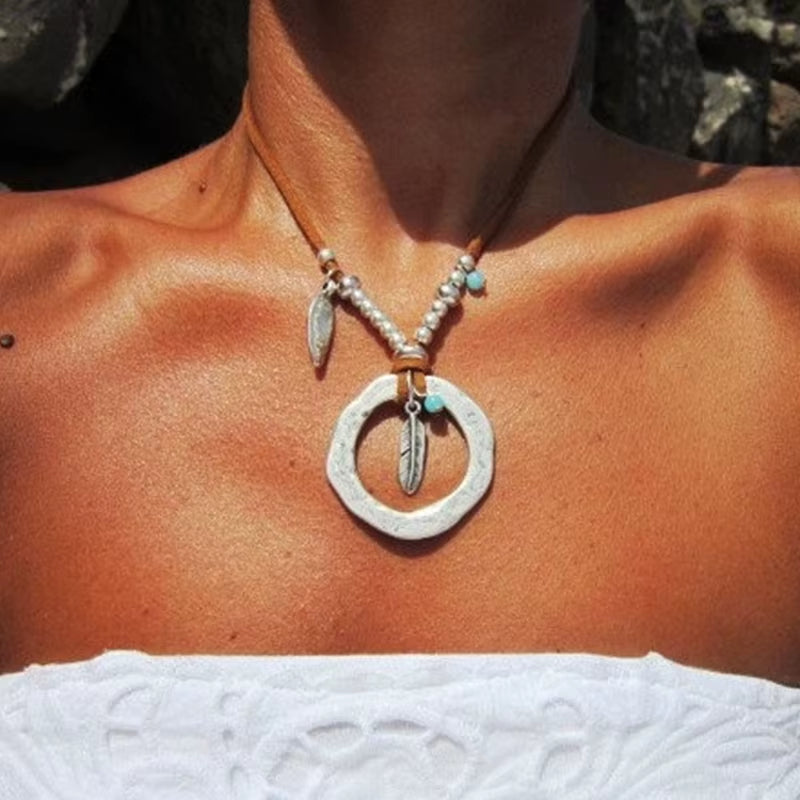 Wrap Necklace Bohemian Necklace Boho Jewelry Bohemian Jewelry Hippy Jewelry Bohemian Necklaces