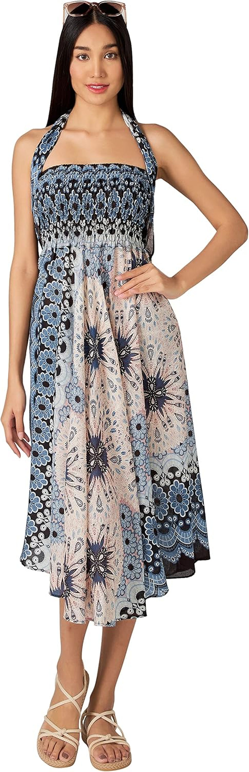Long Boho Skirts for Women - Bohemian Hippie Maxi Summer Skirt