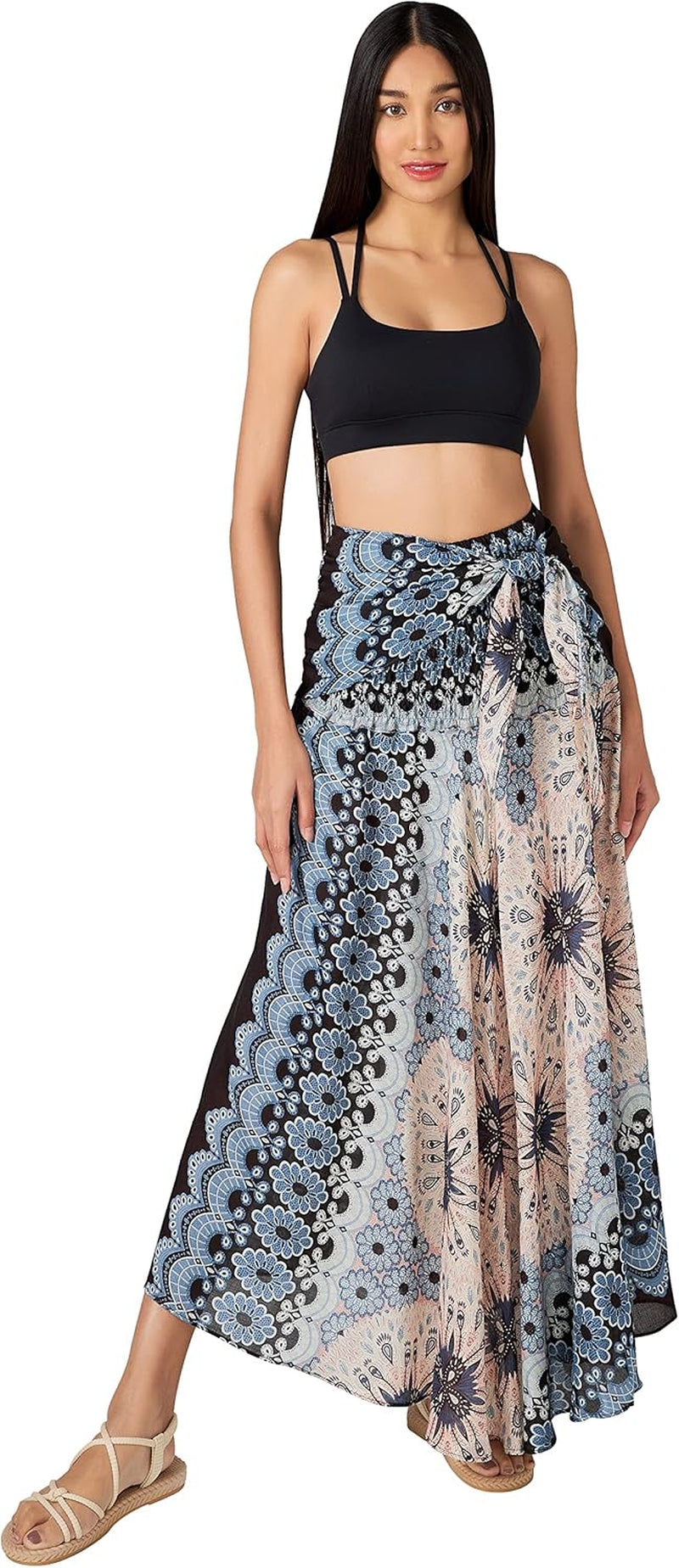 Long Boho Skirts for Women - Bohemian Hippie Maxi Summer Skirt