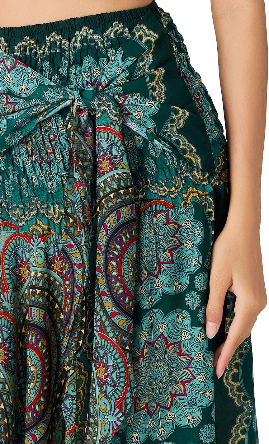 Long Boho Skirts for Women - Bohemian Hippie Maxi Summer Skirt