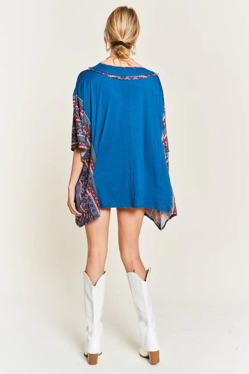 BOHEMIAN PONCHO TUNIC KRT1584