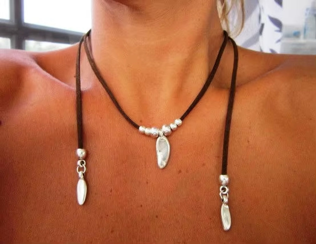 Wrap Necklace Bohemian Necklace Boho Jewelry Bohemian Jewelry Hippy Jewelry Bohemian Necklaces
