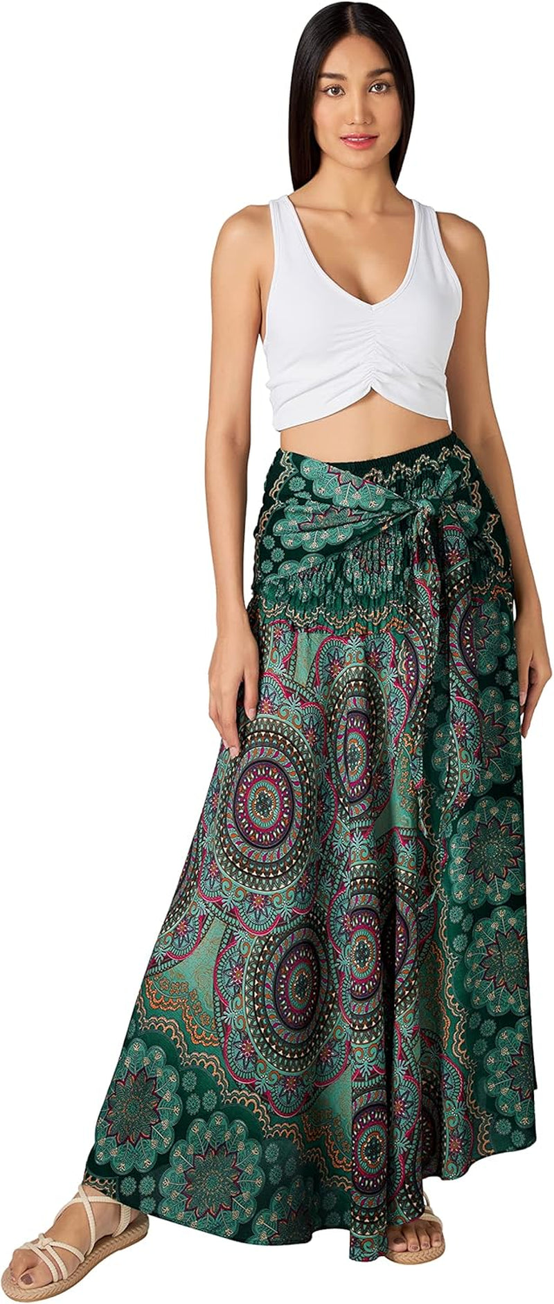 Long Boho Skirts for Women - Bohemian Hippie Maxi Summer Skirt