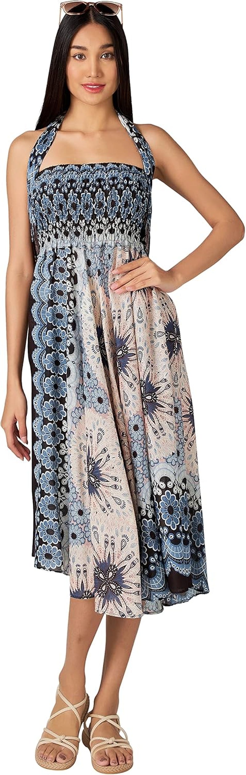 Long Boho Skirts for Women - Bohemian Hippie Maxi Summer Skirt