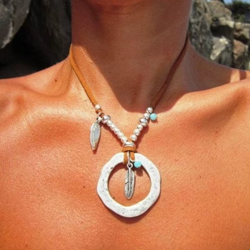 Wrap Necklace Bohemian Necklace Boho Jewelry Bohemian Jewelry Hippy Jewelry Bohemian Necklaces